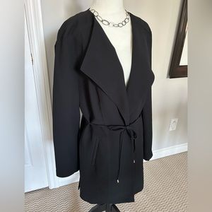 INC International Concepts black belted jacket Petite Large